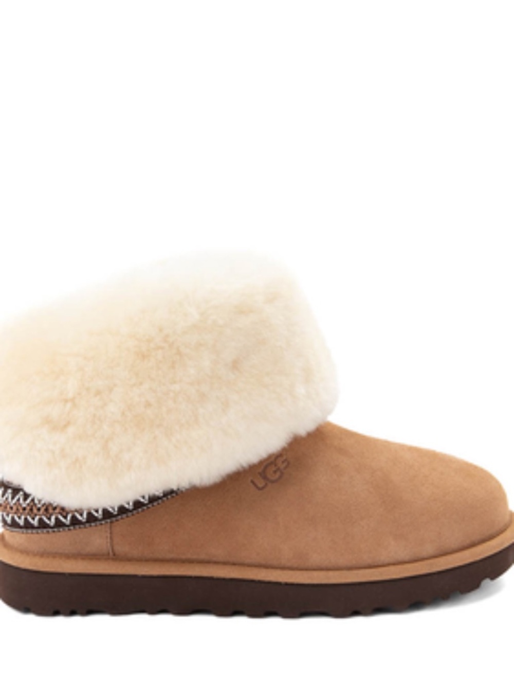 Womens UGG&reg; Classic Short Crescent Boot - Chestnut